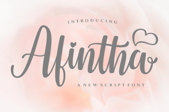 Afintha: The Elegant Script Font for Small Business Branding