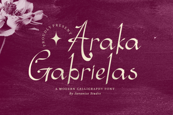 Araka Gabrielas: A Script Handwritten Font for Web Design