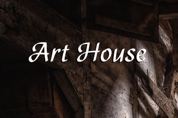 Art House Font: Elegant Script for Makers