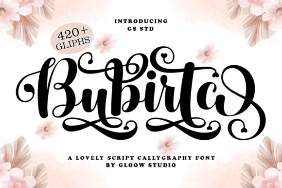 Bubirta: A Handwritten Font for Editorial Design