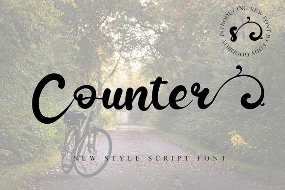 Counter: A Fresh Script Font for Modern Web Design