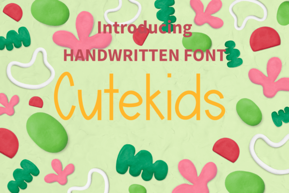 Cutekids: A Whimsical Handwritten Font for Editors