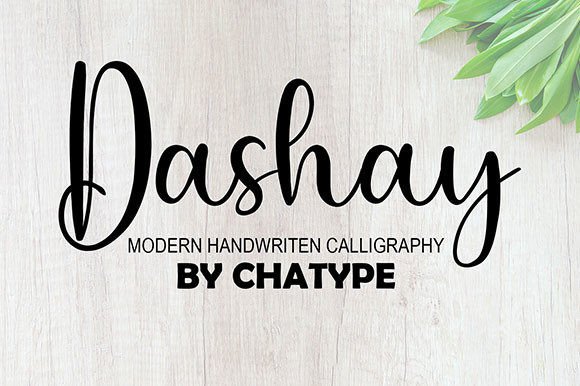 Dashay: A Handwritten Font for Makers