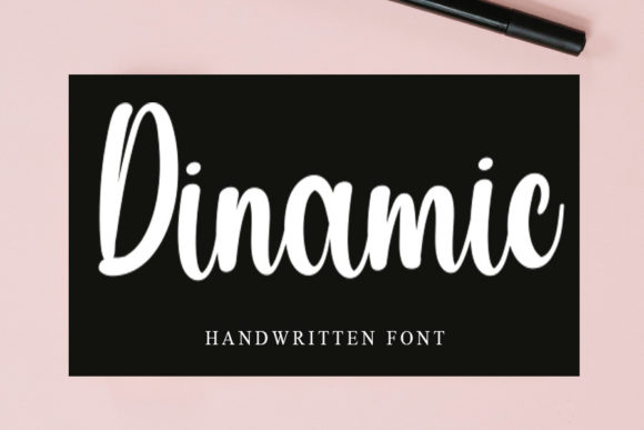 Dinamic Font Review: A Modern Script for Designers