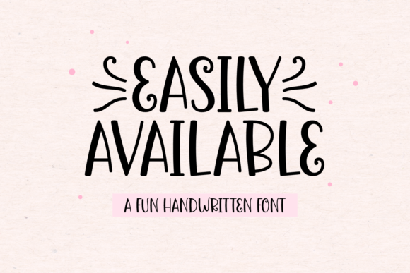 Easily Available Handwritten Font for Branding