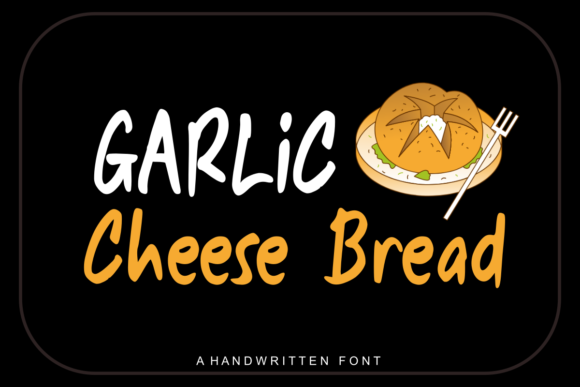 Garlic Cheese Bread Typeface for Editorial Design