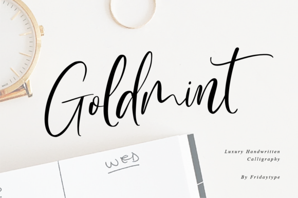 Golmint: A Modern Script Font for Handmade Brands