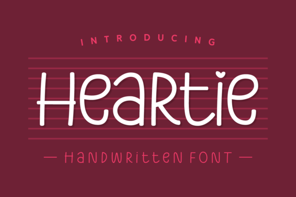 Heartie: An Elegant Handwritten Typeface for Editorial Design