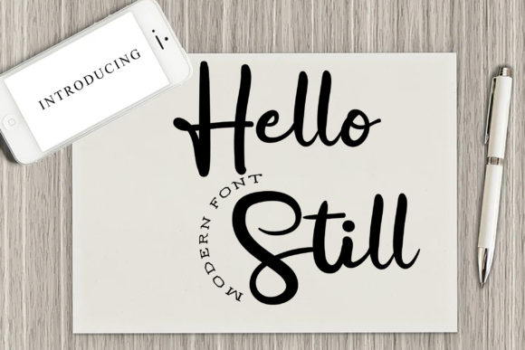 Hello Still: A Fresh Script Handwritten Font for Editorial Design