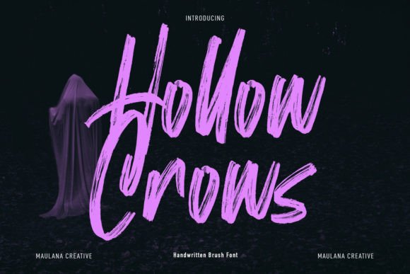 Hollow Crows Font Review for Brand Designers