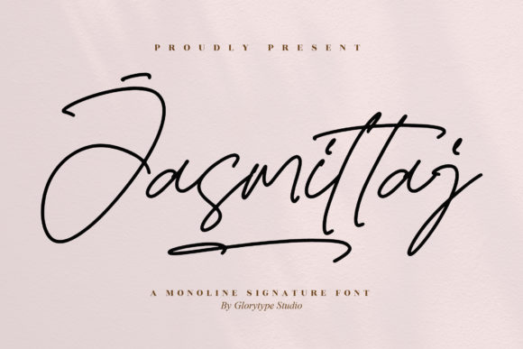 Jasmittaj: A Signature Font for Digital Branding
