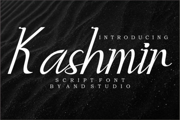 Kashmir Font: A Script Handwritten Typeface for Editorial Design