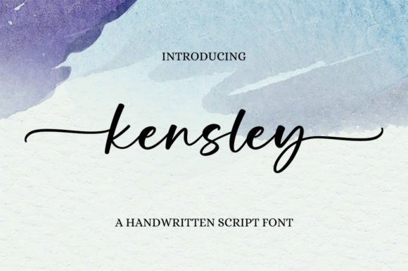 Kensley: An Elegant Script Font for Web Design