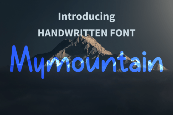 Mymountain: A Handwritten Font for Bold Campaigns