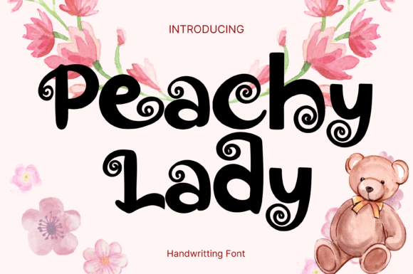 Peachy Lady: A Whimsical Handwritten Font for Brands
