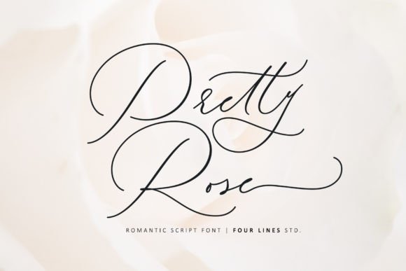 Pretty Rose: A Delicate Script Handwritten Typeface