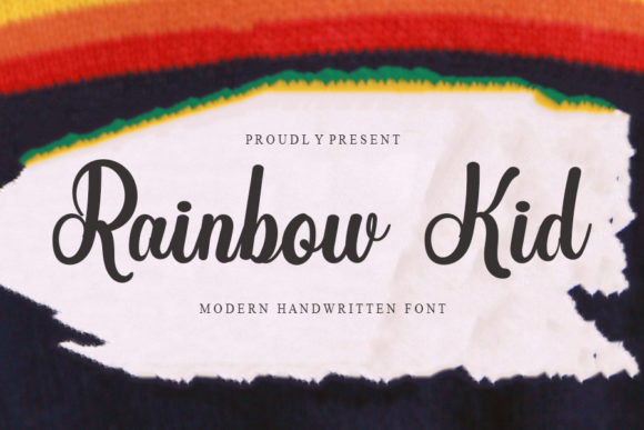 Rainbow Kid: A Modern Script Handwritten Font for Editorial Design