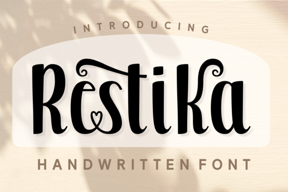 Restika Font for Elegant Handmade Designs
