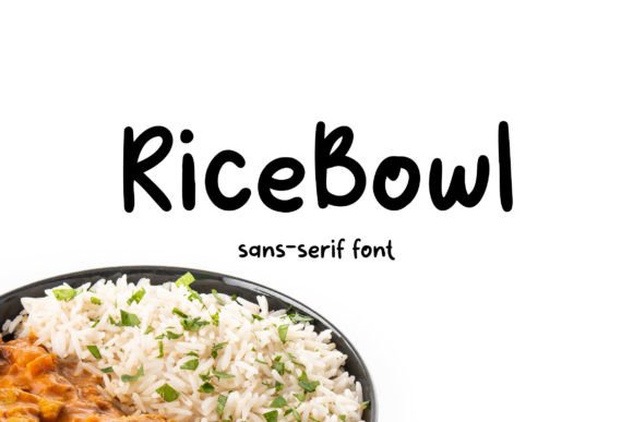 Ricebowl: A Playful Script Handwritten Font for Modern Brands