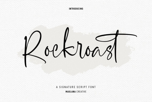 Rockroast: The Handwritten Font for Branding