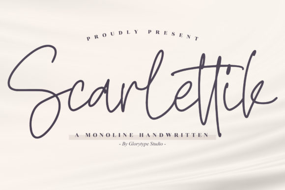 Scarlettik Font for Polished Brand Identity