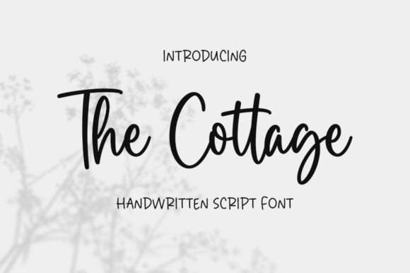 The Cottage: A Delicate Handwritten Font for Elegant Brands