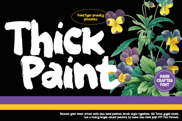 Thick Paint: Bold Script Font Review